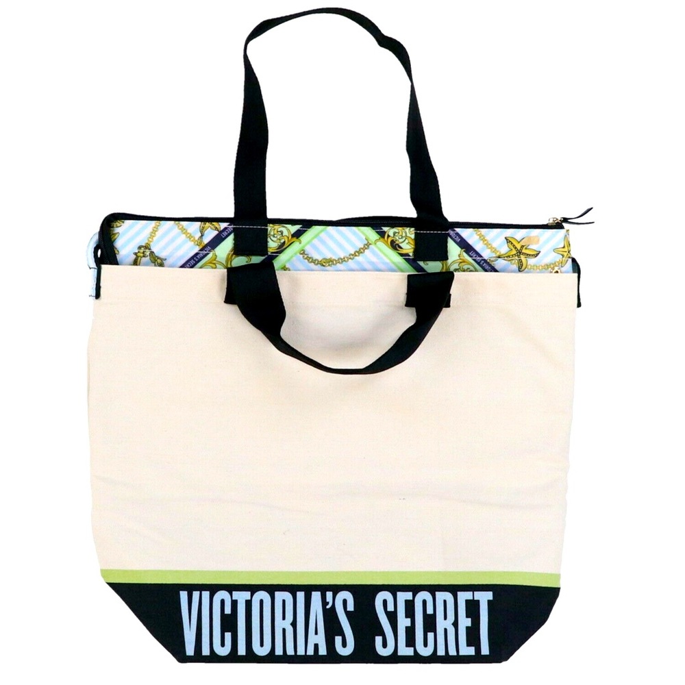 Victoria Secret Canvas Tan Bag